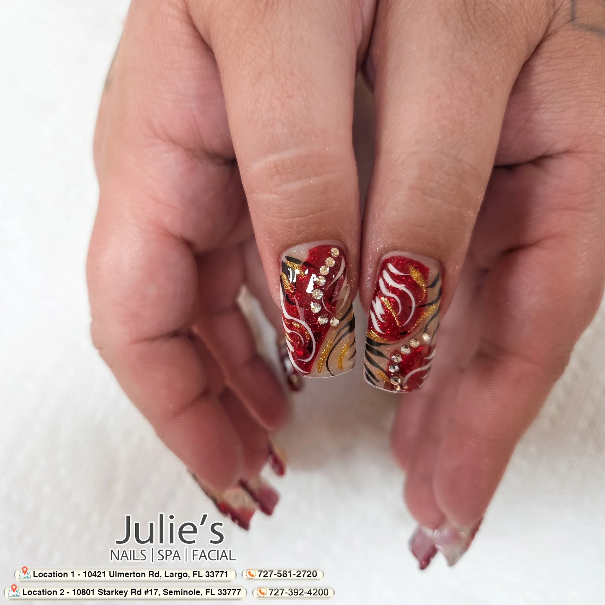 Julie's Nails & Spa II in Bardmoor, Seminole, FL 33777